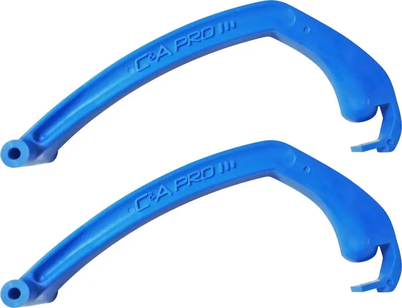 Sky blue ski loops ski loops sky with curved plastic snowmobile handle mounts