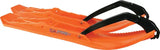 Orange snowmobile skis with black handles from 77100399 Boondocking Xtreme Pro Skis, perfect for RV parts & accessories and truck parts
