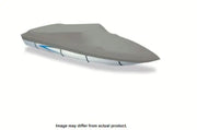 Gray Carver Boat Cover for V-17 I/O boat, perfect Carver boat cover protection