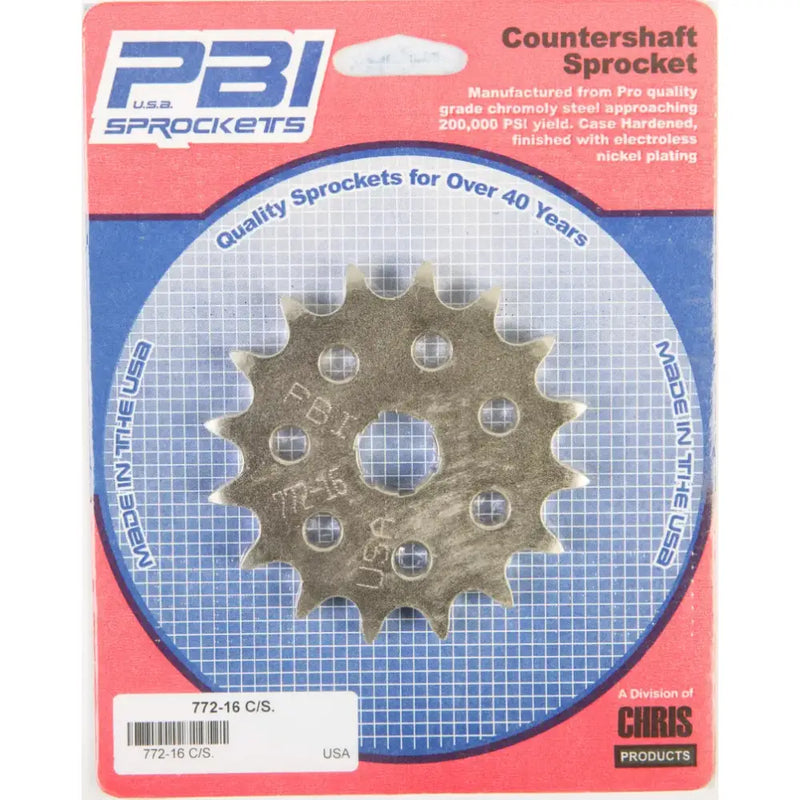 772-16 Front Cs Sprocket Steel 16t 530 Yam - Countershaft