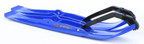 Blue Razor Pro Skis snowmobile ski with black handle for Razor Pro skis pair