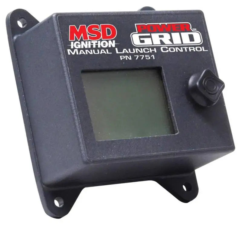 Black MSD Power Grid ignition control module from the 7730 MSD Power Grid System Launch