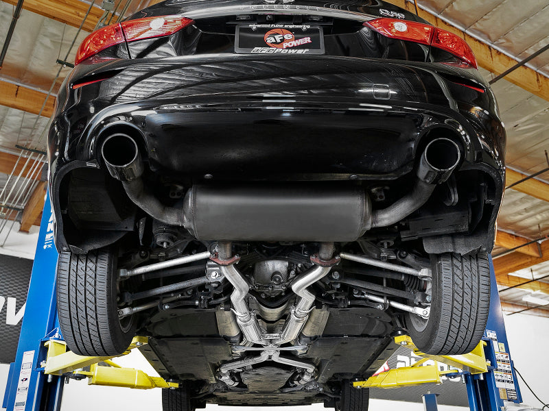 aFe 49-36131 aFe Takeda 2.5in to 3in 304 SS Y-Pipe Exhaust System 16-18 Infiniti Q50/Q60 V6-3.0L (tt)