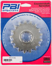 777-17 Front Cs Sprocket Steel 17t 530 Yam - Countershaft