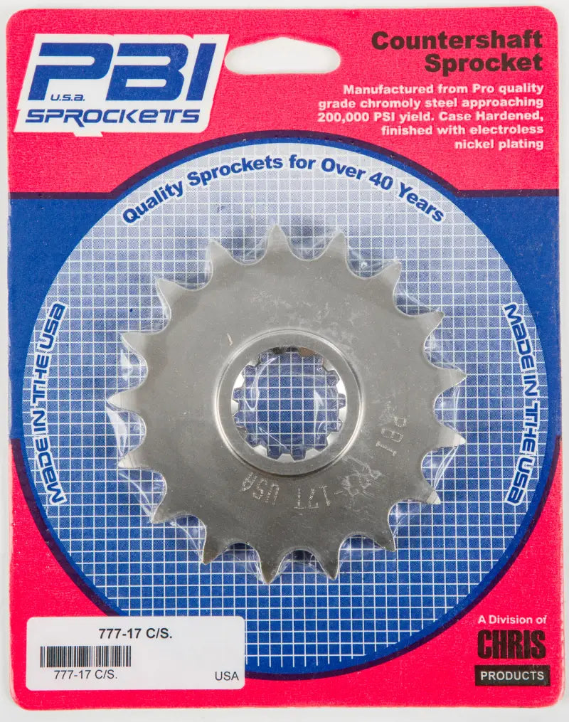 777-17 Front Cs Sprocket Steel 17t 530 Yam - Countershaft