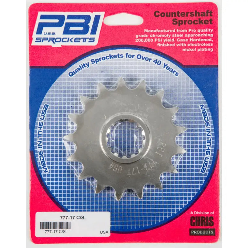 777-17 Front Cs Sprocket Steel 17t 530 Yam - Countershaft