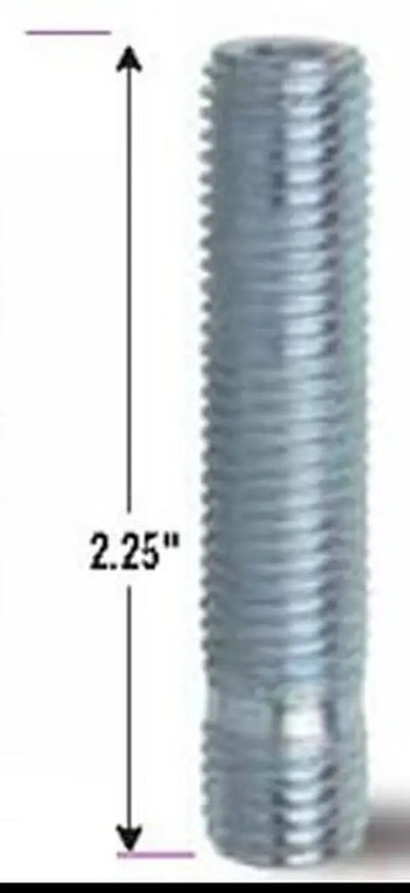 Threaded metal wheel stud from 77737XLB Gorilla Wheel Stud 2.25 length Bg