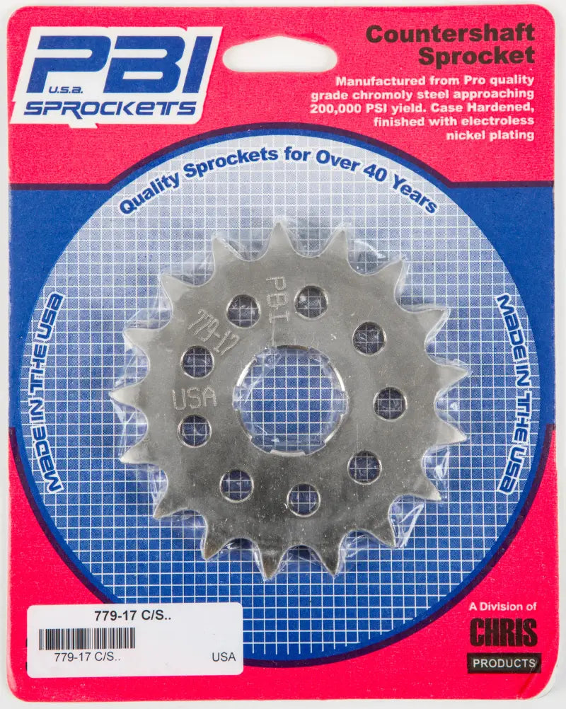 779-17 Front Cs Sprocket Steel 17t 530 Yam - Countershaft