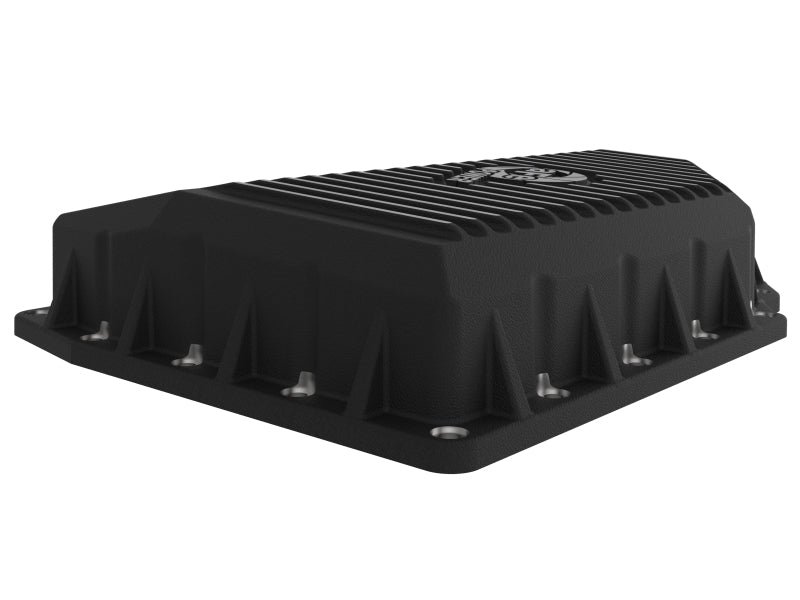 aFe 46-71240B aFe 05-19 VW 1.8L/2.0L w/o Oil Sensor Engine Oil Pan Black POWER Street Series w/ Machined Fins