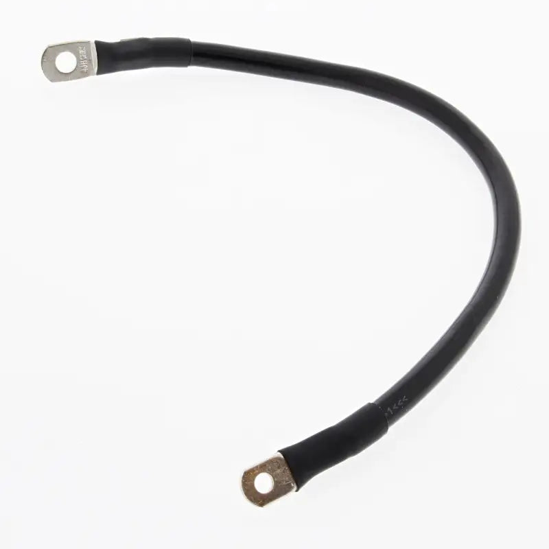 Black battery cable with metal ring terminals for 78-115-1 15-inch battery cable black