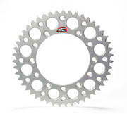 Renthal 191U-428-51GESI Renthal 08-23 Kawasaki KLX140L Rear Grooved Sprocket - Silver 428-51P Teeth