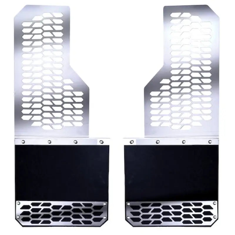 78302 Putco Mud Skins - Polished Stainless Stee - Flap