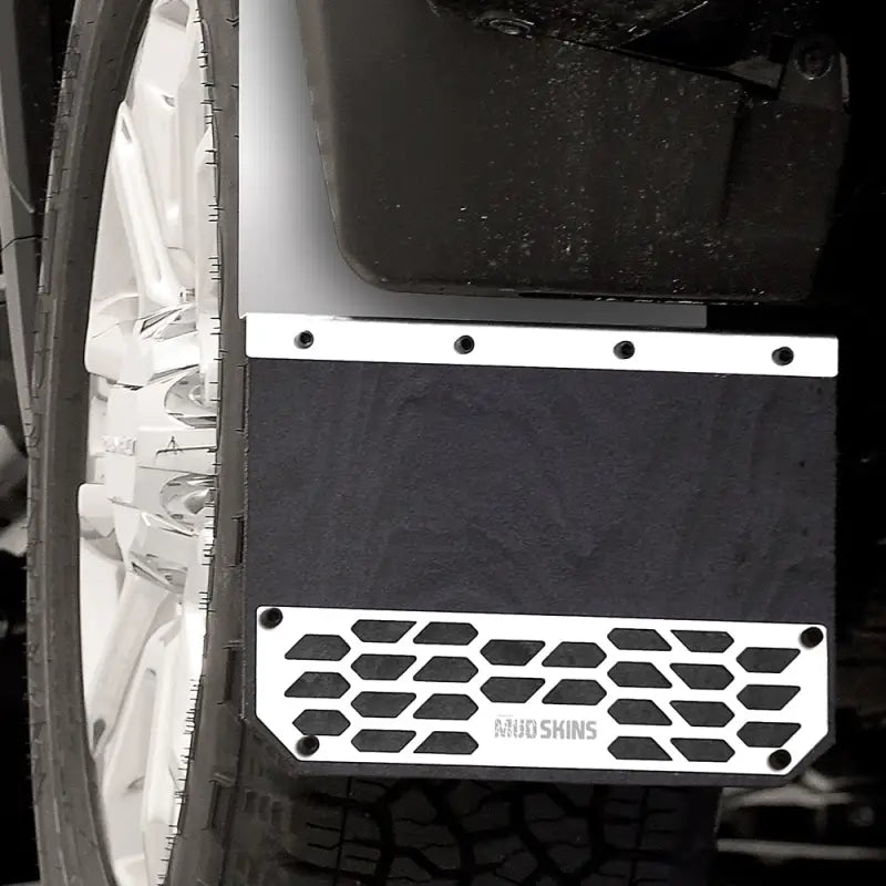 78302 Putco Mud Skins - Polished Stainless Stee - Flap