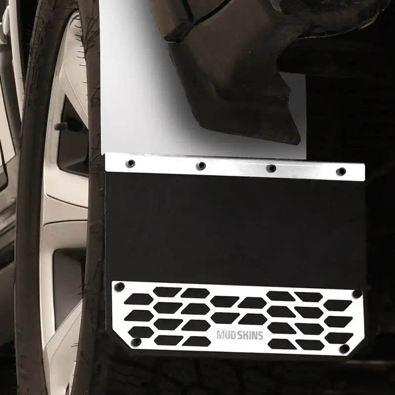 78304 Putco Mud Skins - Polished Stainless Stee - Flap