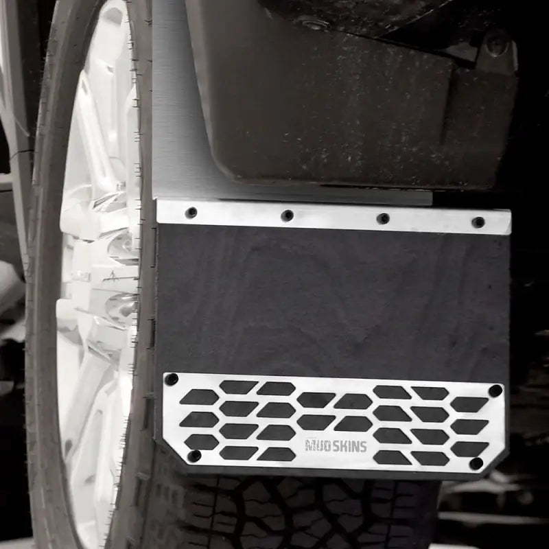 78340 Putco Mud Skins - Polished Stainless Stee - Flap