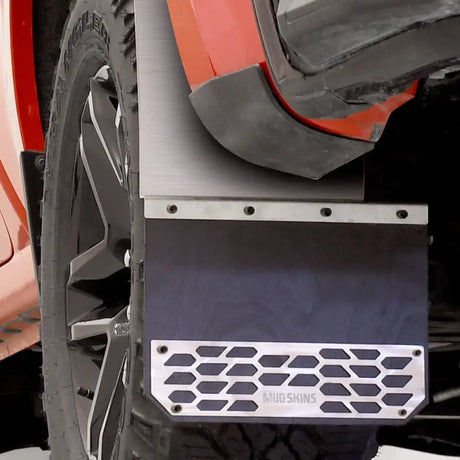 78395 Putco Mud Skins - Polished Stainless Stee - Flap