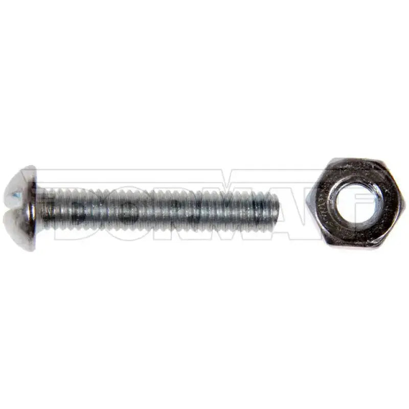 Slotted-head bolt with nut for RV parts, truck parts, and truck accessories