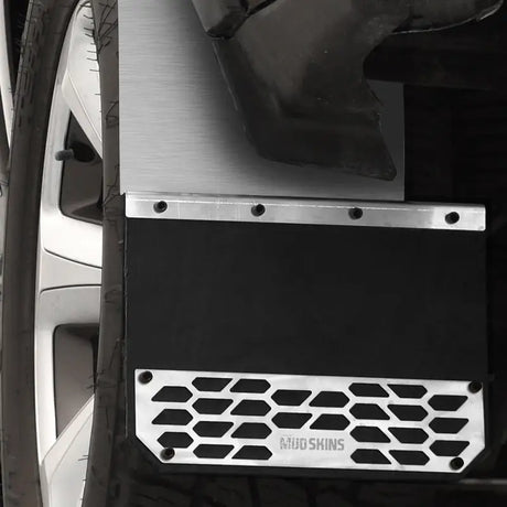 78403 Putco Mud Skins - Brushed Stainless Steel - Flap