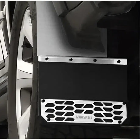 78404 Putco Mud Skins - Brushed Stainless Steel - Flap