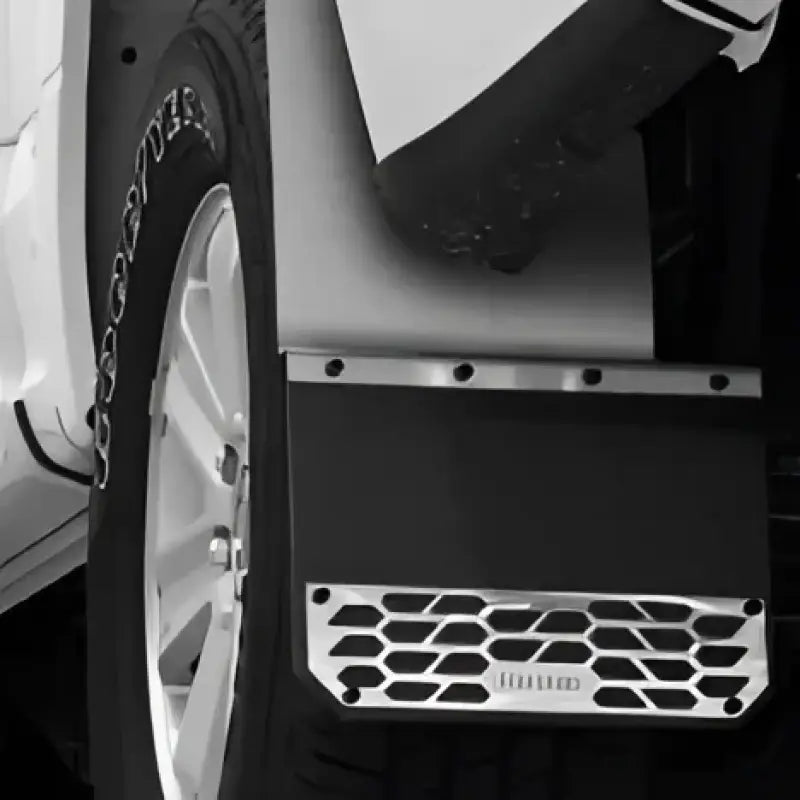 78410 Putco Mud Skins - Brushed Stainless Steel - Flap