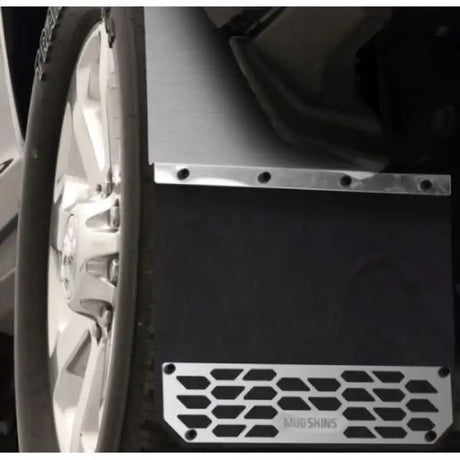 78460 Putco Mud Skins - Brushed Stainless Steel - Flap