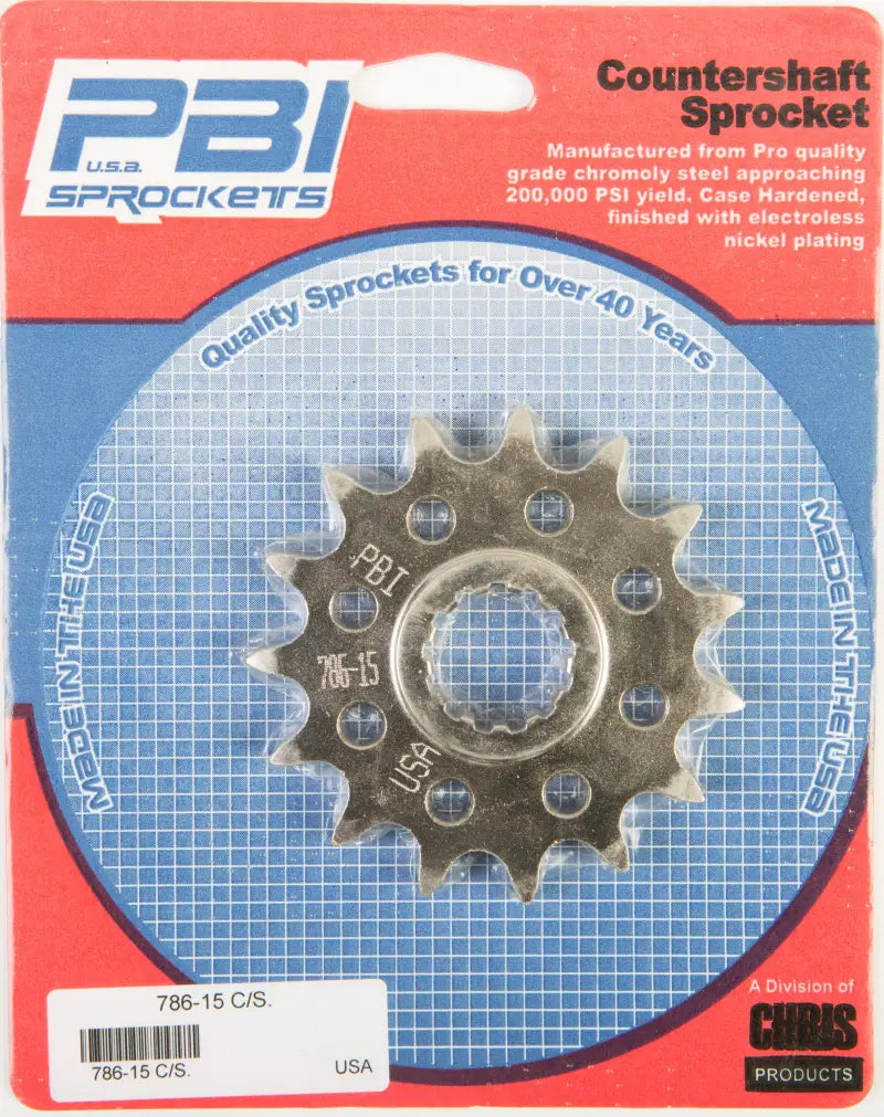 786-15 Front Cs Sprocket Steel 15t 532 Yam - Countershaft
