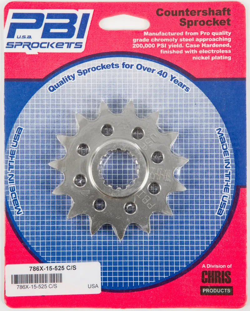 786X-15-525 Front Cs Sprocket Steel 15t 525 Yam - Countershaft