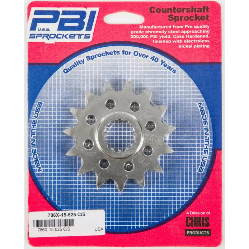 786X-15-525 Front Cs Sprocket Steel 15t 525 Yam - Countershaft