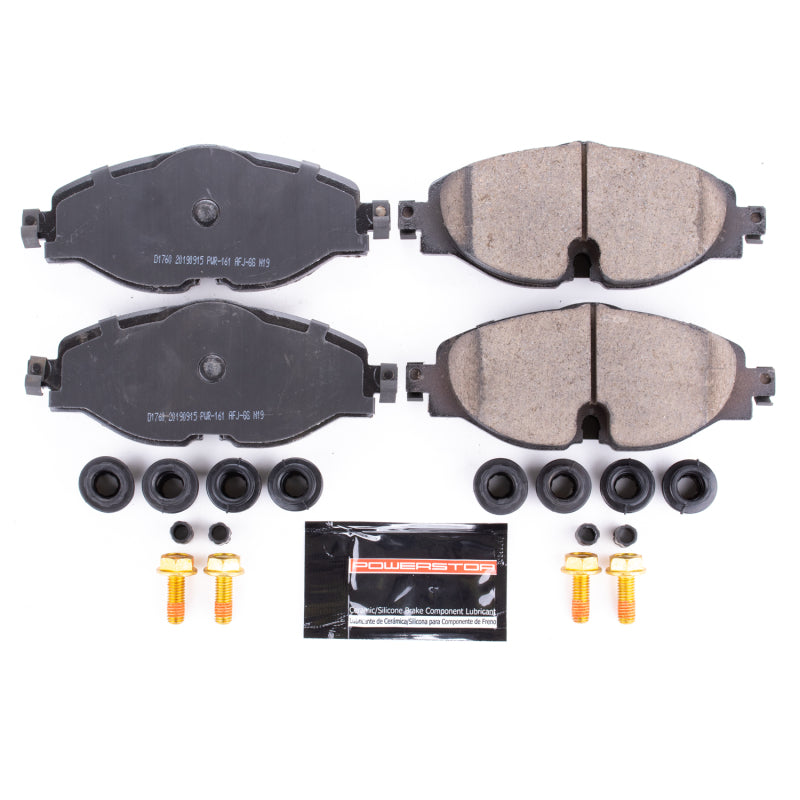 PowerStop Z23-1760 Power Stop 15-19 Audi A3 Front Z23 Evolution Sport Brake Pads w/Hardware