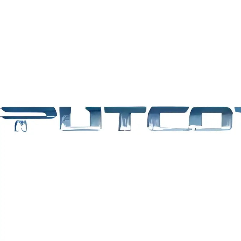 Putco black ssr locker chrome lettering on Ram 150 side rails for a sleek look