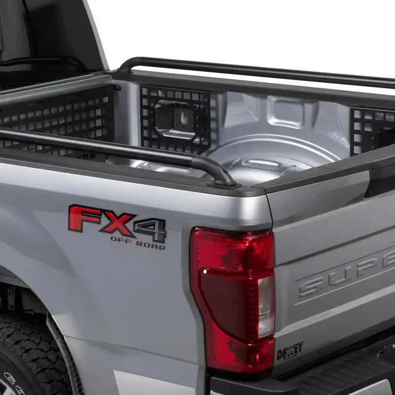 Black SSR Locker side rails for Toyota truck bed, part of 78894 Putco Black Ssr Locker