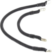 Black battery cable with metal ring terminals for Balls Battery or battery cable kit
