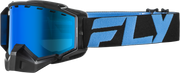 Zone Snow Goggle Blk/Blu W/Sky Blue Mir/Blue Lens