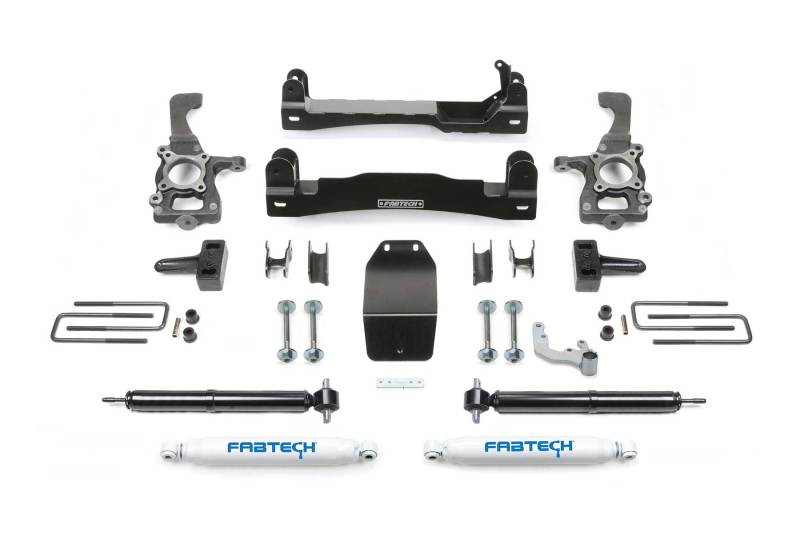 Fabtech K2193 Fabtech 15-18 Ford F150 4WD 4in Basic System w/Rear Perf. Shocks