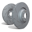 EBC 2021+ Genesis G80 2.5T Front USR Slotted Rotors - EBC