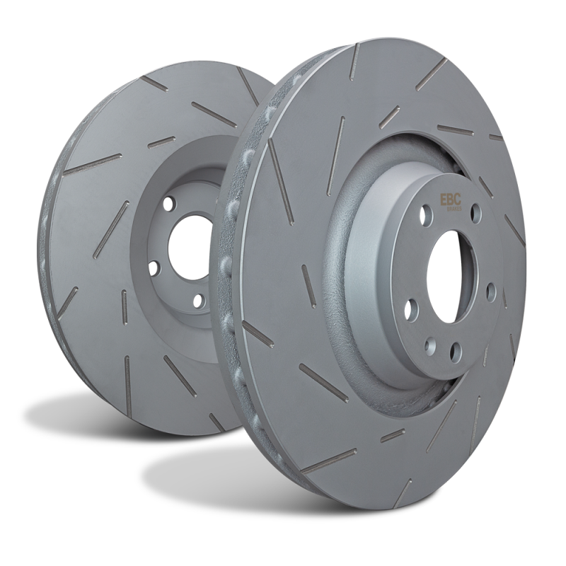 EBC 2021+ Genesis G80 2.5T Front USR Slotted Rotors - EBC
