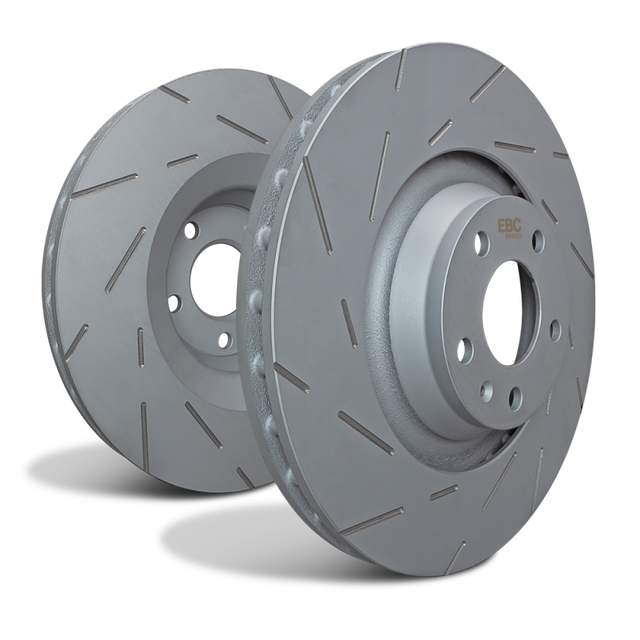 EBC 2021+ Genesis G80 2.5T Front USR Slotted Rotors - EBC
