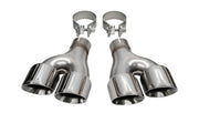 CORSA Performance 14068 Corsa 11-21 Jeep Grand Cherokee Twin 2.5in Inlet / 4in Outlet Polished Pro-Series Tip Kit - 14068