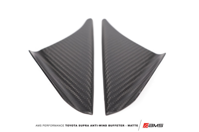 AMS AMS.38.06.0002-2 AMS Performance 2020+ Toyota GR Supra Anti-Wind Buffeting Kit - Matte Carbon