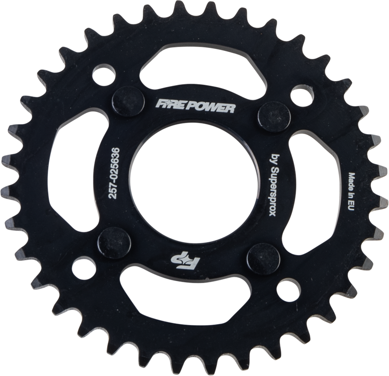 FPS-256-36- BLK Fire Power Rear Sprocket Steel 36T Blk