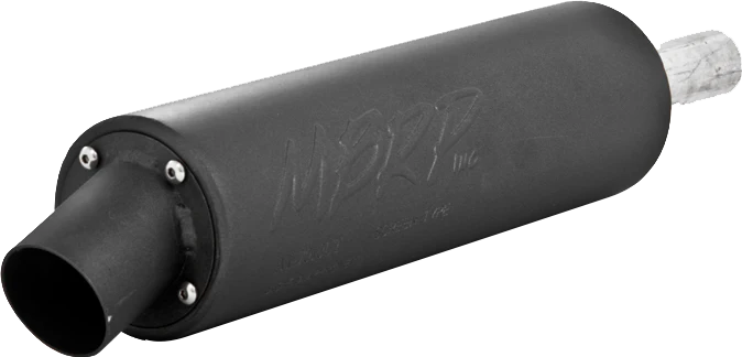 MBRP Utility Muffler Exhaust AT-7400 - Black Single Slip-ON System