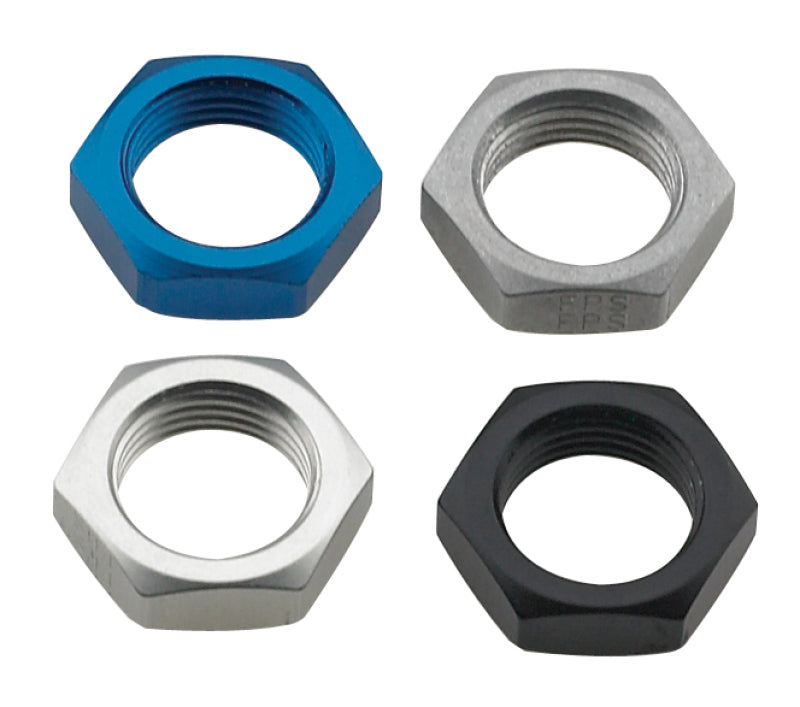 Fragola 492404-BL Fragola -4AN Bulkhead Nut - Black