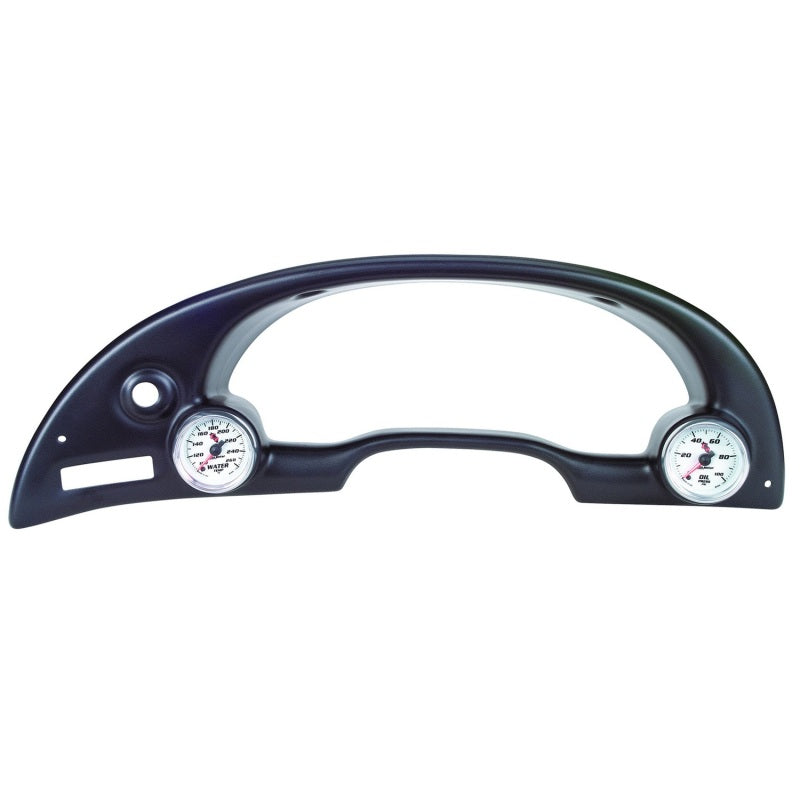 AutoMeter 10003 Autometer 94-00 Ford Mustang 52mm Black Dual Instrument Cluster Bezel