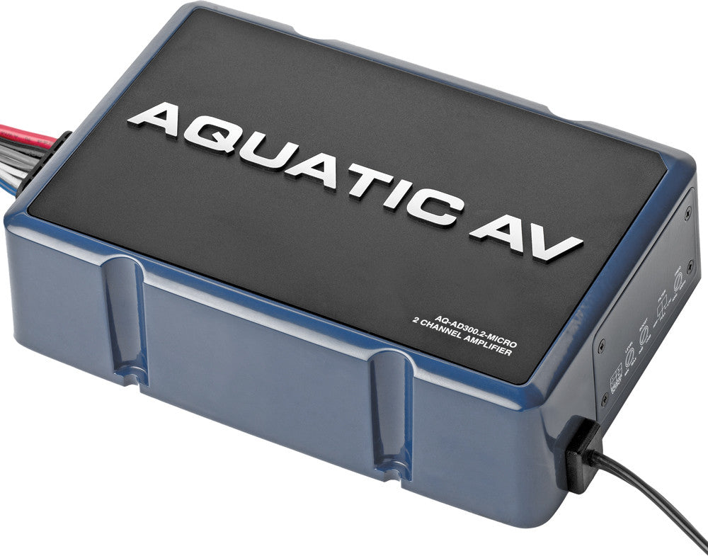 Aquatic AV 2-Channel Amp Audio/Visual/Communication AQ-AD300.2-Micro - 2-Channel Micro 300W