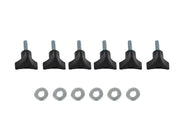 Kentrol 70008 Kentrol 04-06 Jeep Wrangler TJ Unlimited LJ Hardtop Screws Unlimited - Textured Black