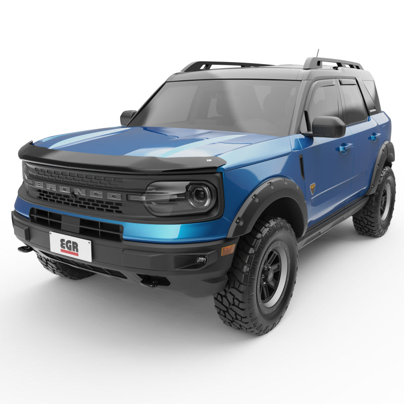 EGR 573561 EGR 21-22 Ford Bronco Sport 4 Door In-Channel Window Visors - Dark Smoked (573561) - 573561