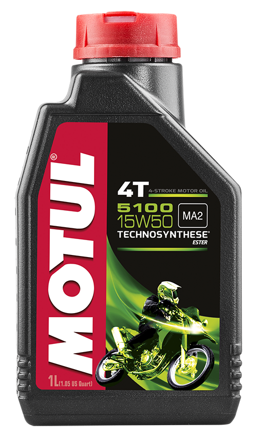 Motul 104080 5100 Ester/Synthetic Engine Oil 15W50 1 Lt