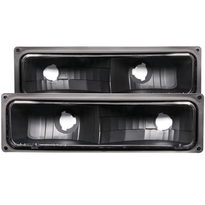 ANZO 511053 ANZO 1988-1998 Chevrolet C1500 Euro Parking Lights Black