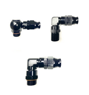 Fragola 689709-BL Fragola -10AN 90 Degree Real Street Hose End x -8AN Male ORB (3/4-16)
