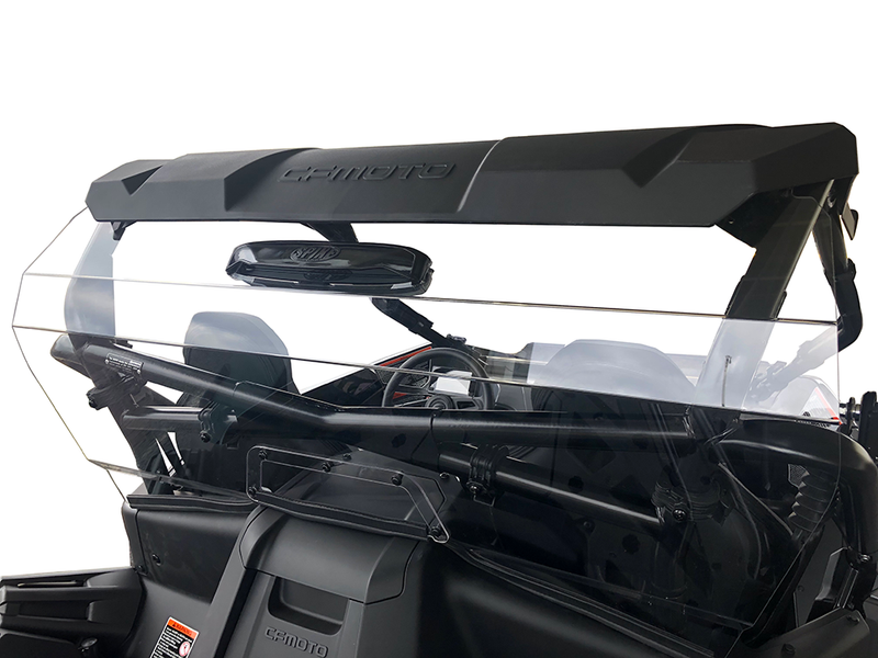Rear Vented Windshield Clr Cf Moto